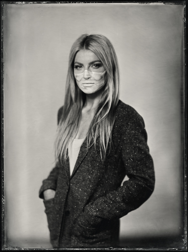 A woman in a mask II