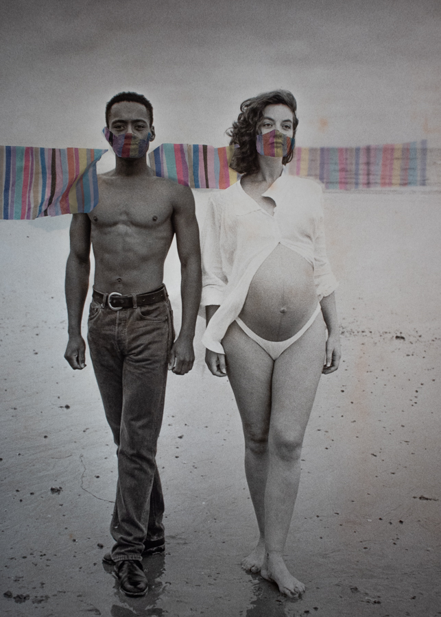 Covid Portraits #3 Rebi and James on Brighton Beach 1992